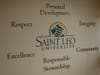 Saint Leo University's core values
