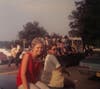 Elise Evans and friend at Woodstock in 1969.