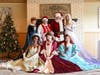 Santa, Mrs. Claus and the Princesses at Silver Lake Country Club.