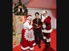 Santa and Mrs. Claus with Darren Criss, one of the entertainers at the White House tree lighting ceremony.