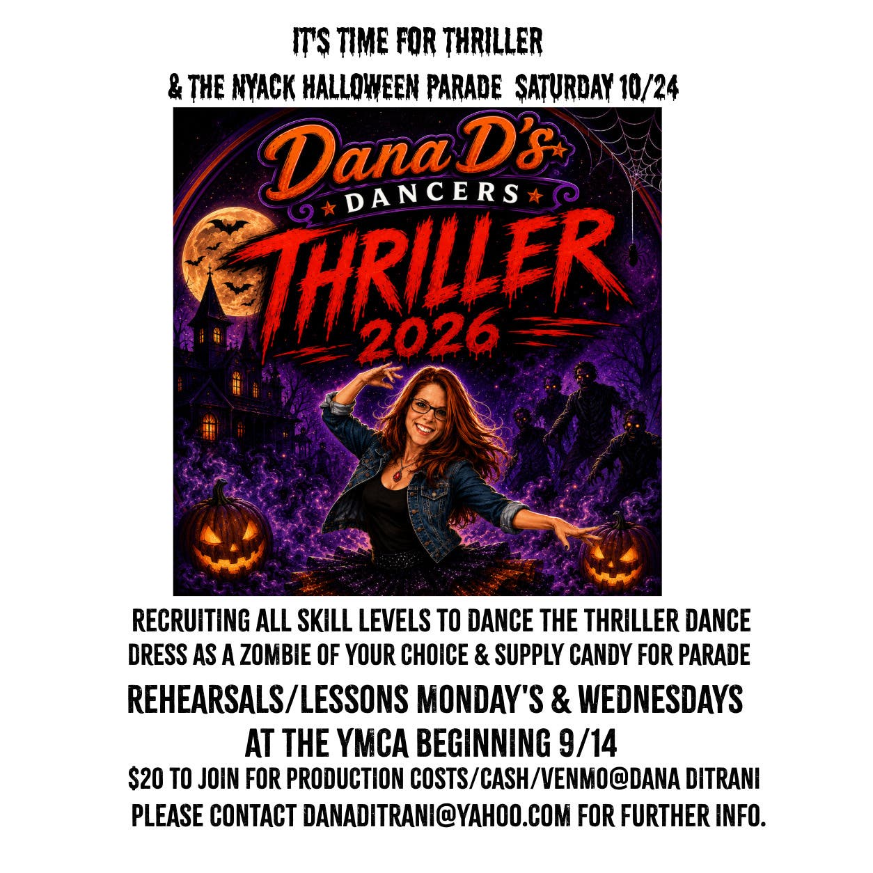 Thriller Dance for the Nyack Halloween Parade