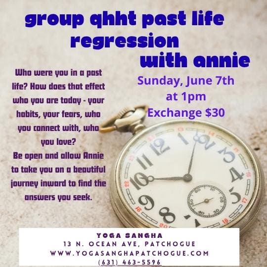Group Qhht Past Life Regression With Annie