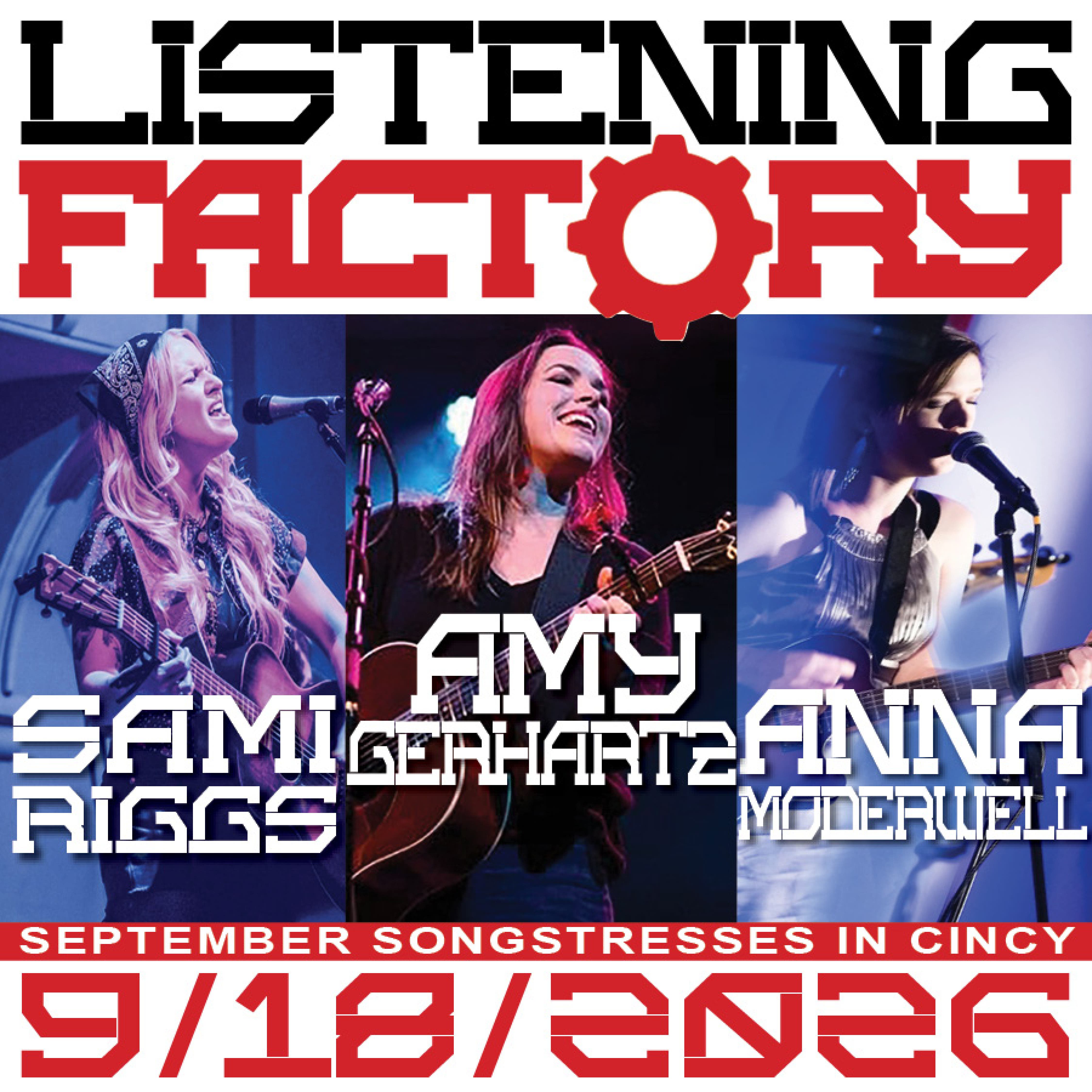 SEPTEMBER SONGSTRESSES: Amy Gerhartz & Sami Riggs & Anna Moderwell