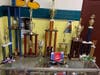 A few of the trophies won by YW Ballers