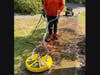 Johnny power washing.