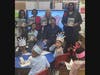 Barry Farber visits with students during a Little Billy reading and discussion centered around courage, empathy, perseverance, positivity, and service. 