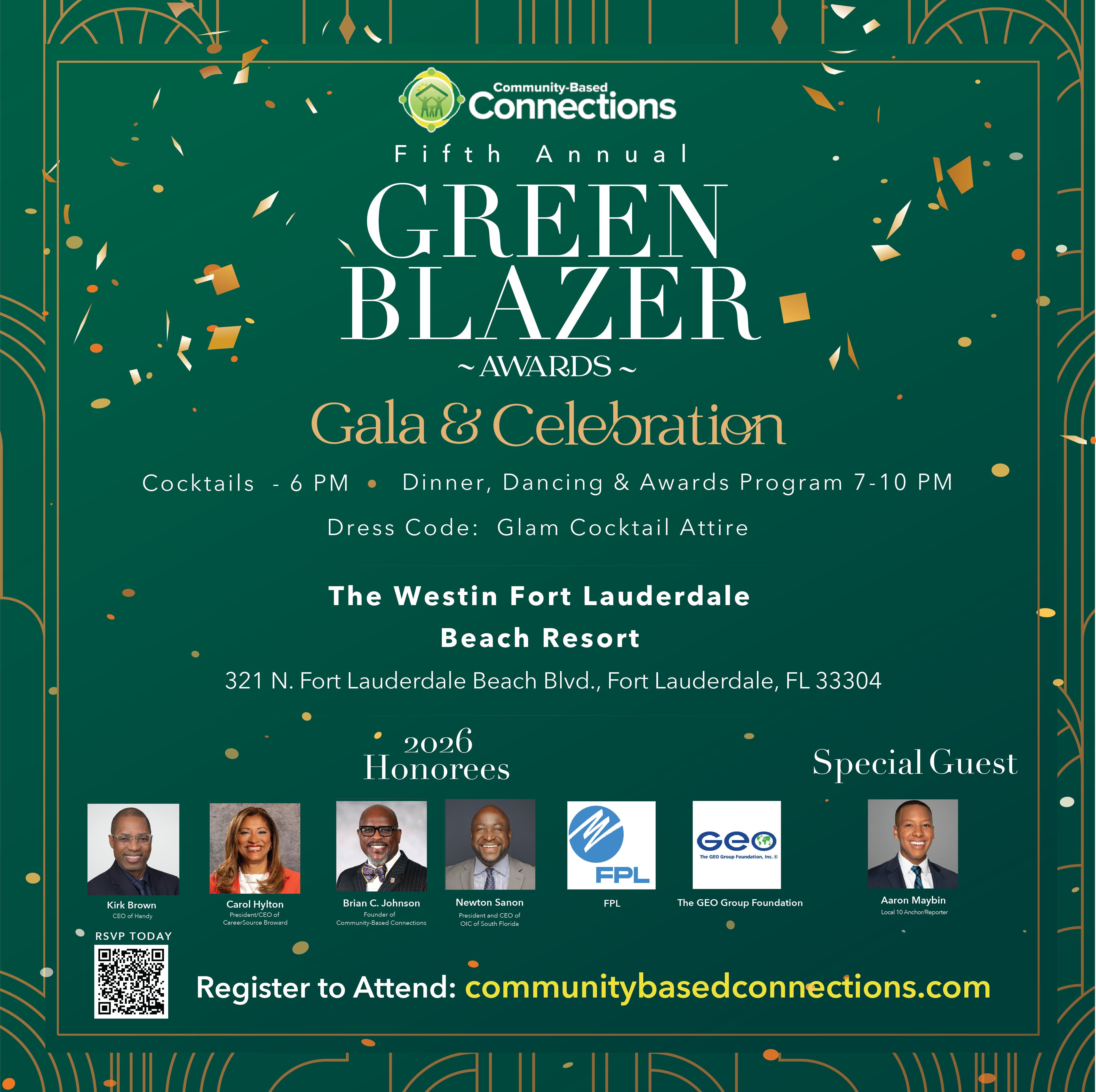 Community-Based Connections, Inc.’s Fifth Annual Green Blazer Awards Gala & Celebration 