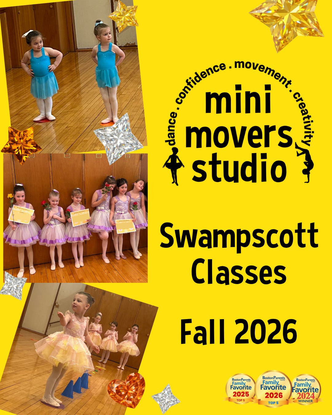 Dance Classes for Ages 2-10 this Fall!