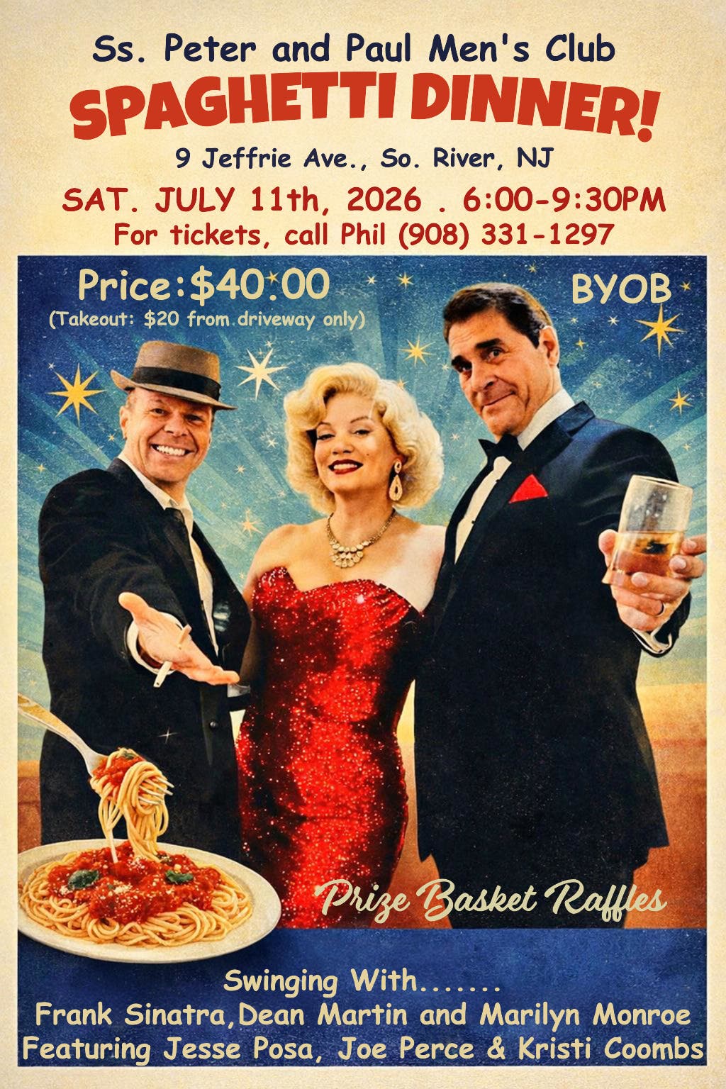 Spaghetti Dinner! Swinging With Frank Sinatra, Dean Martin and Marilyn Monroe