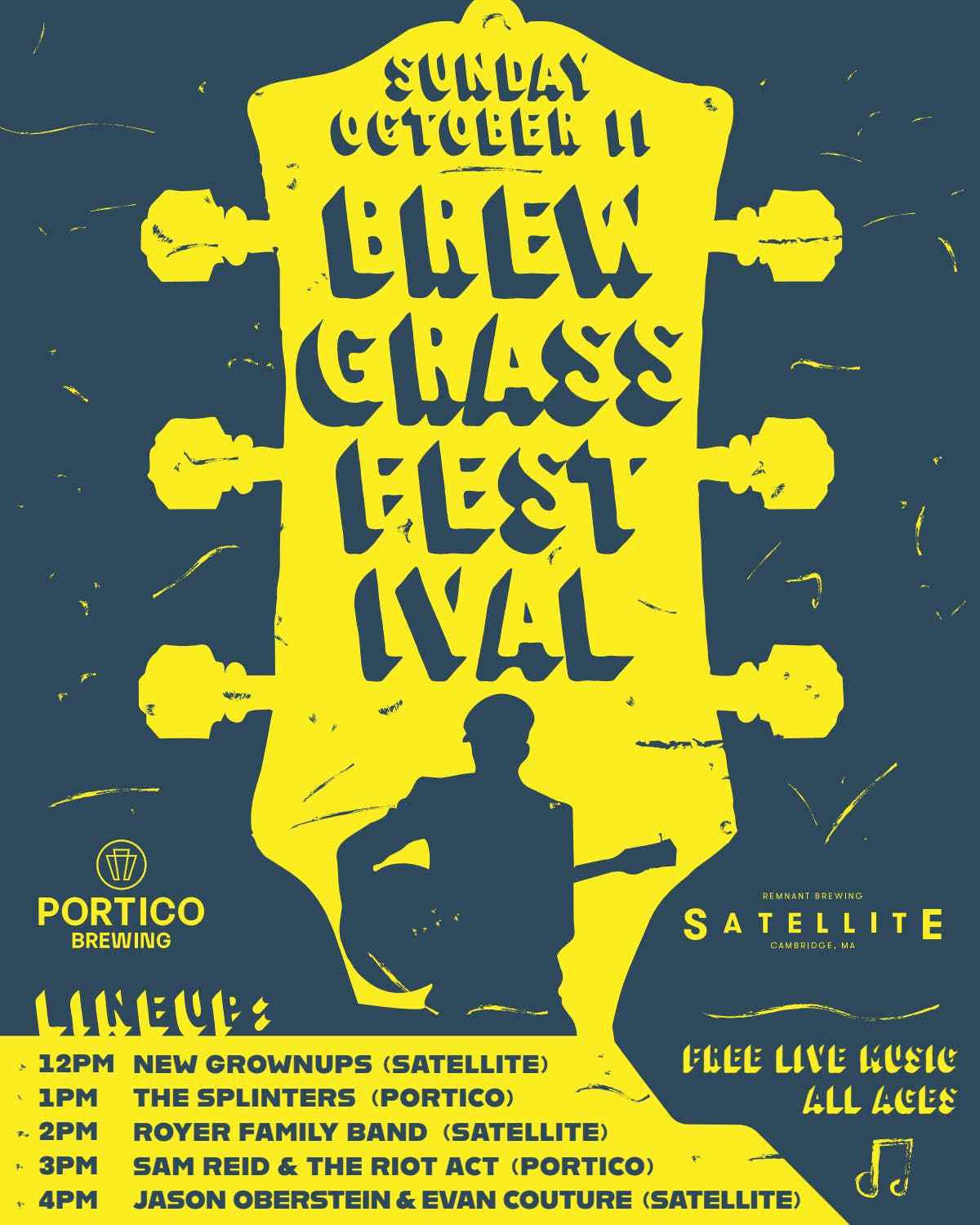 BREWgrass Fest @ Portico & Satellite