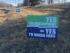 NorthPoint's signs do not have the union "bug."