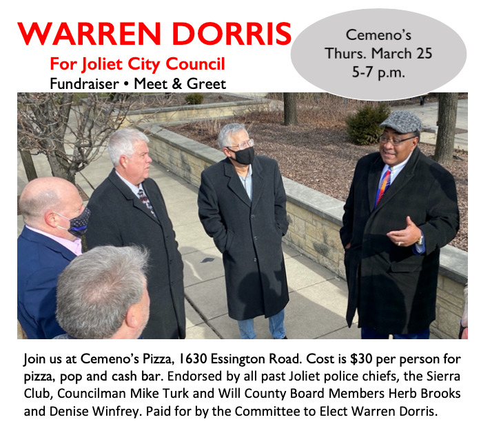 Warren Dorris fundraiser is Thursday at Cemeno's from 5-7 p.m.