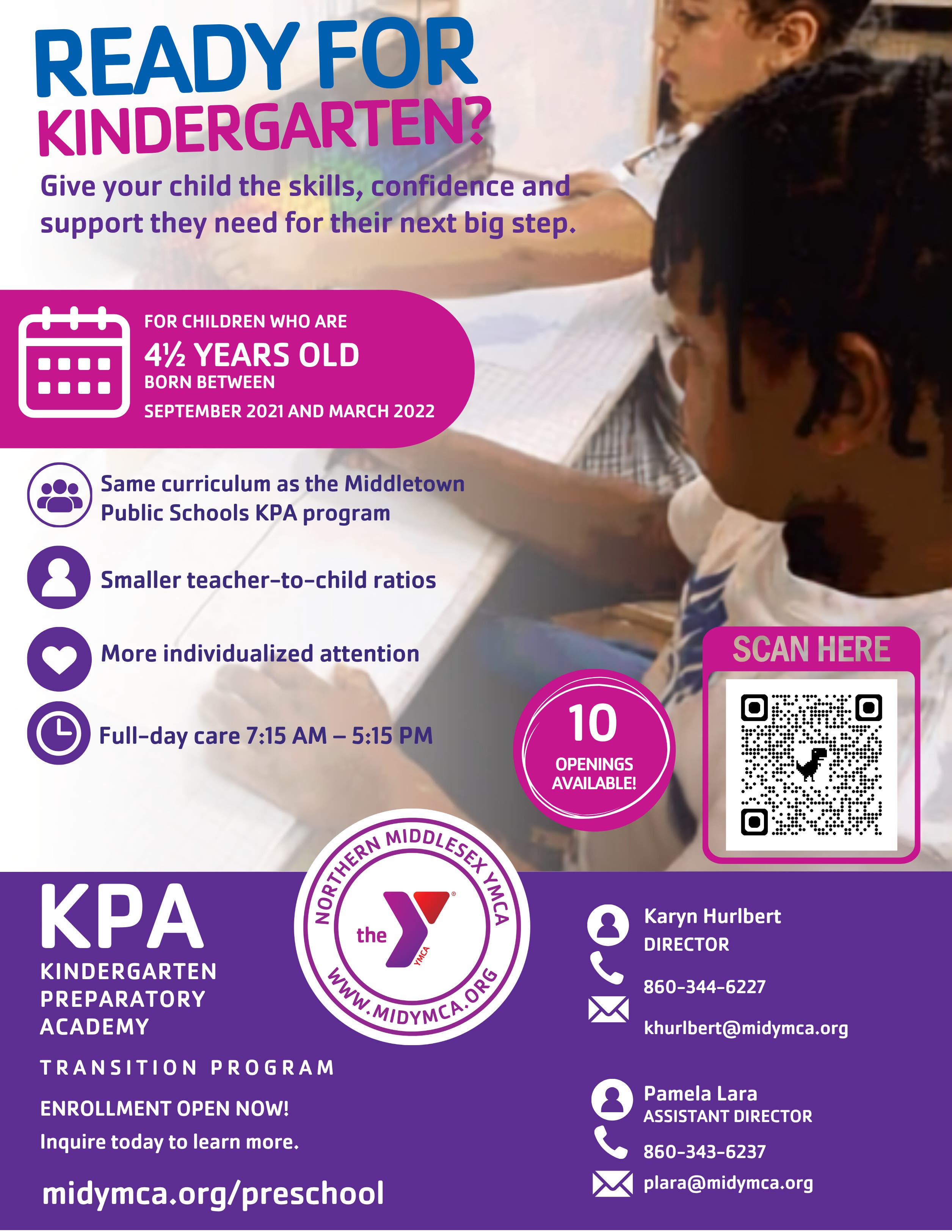 YMCA Kindergarten Preparatory Academy Now Enrolling for Fall
