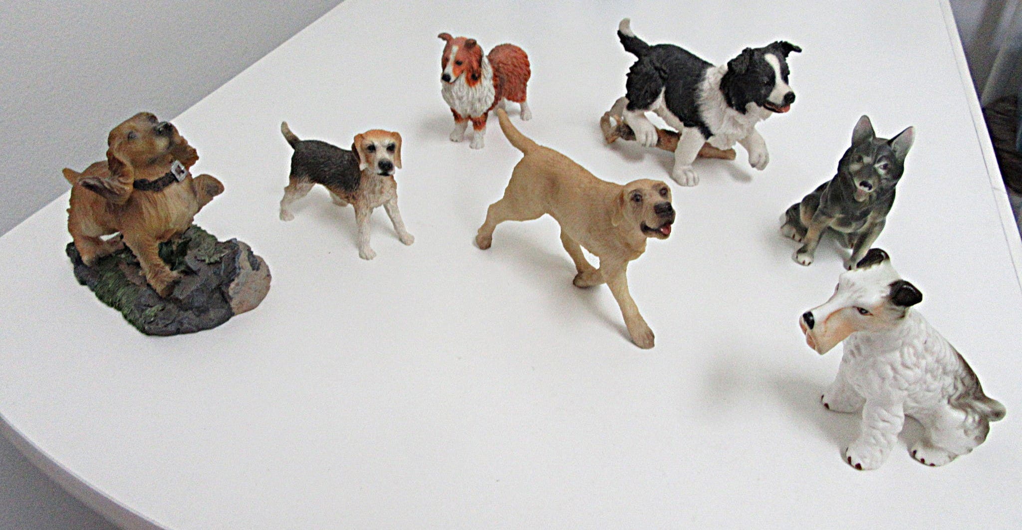 vintage dog knick-knacks