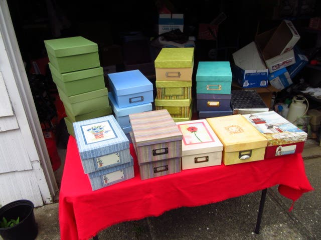 $1 each decorative storage boxes
