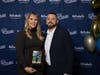 Meagan Madsen with Director of Athletics Pete Vincent