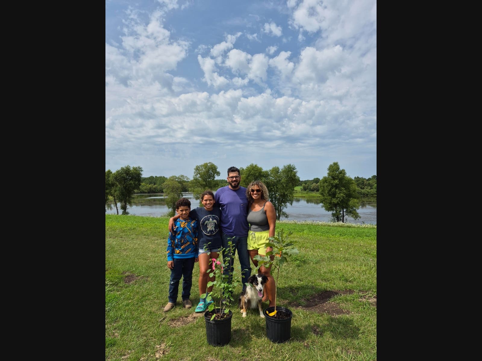 The Alvarez family of Harvard were the first land owners to receive a complimentary oak tree as part of The Land Conservancy of McHenry County’s oak outreach program in Harvard.