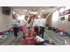 The second, third and fourth graders of Girl Scout Troop #50303 North Street School having a great time