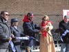 Left to Right: Michael Whitlock of Sabey Data Centers: Event Sponsor, Captain Priscilla Ramaji, Santana Moss, Kelly Burk, John Broglio-Chairman of the Salvation Army Advisory Board