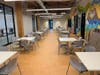 The dining room at The Crib overnight shelter.