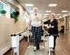 Patients benefit from a newly renovated rehabilitation gym.