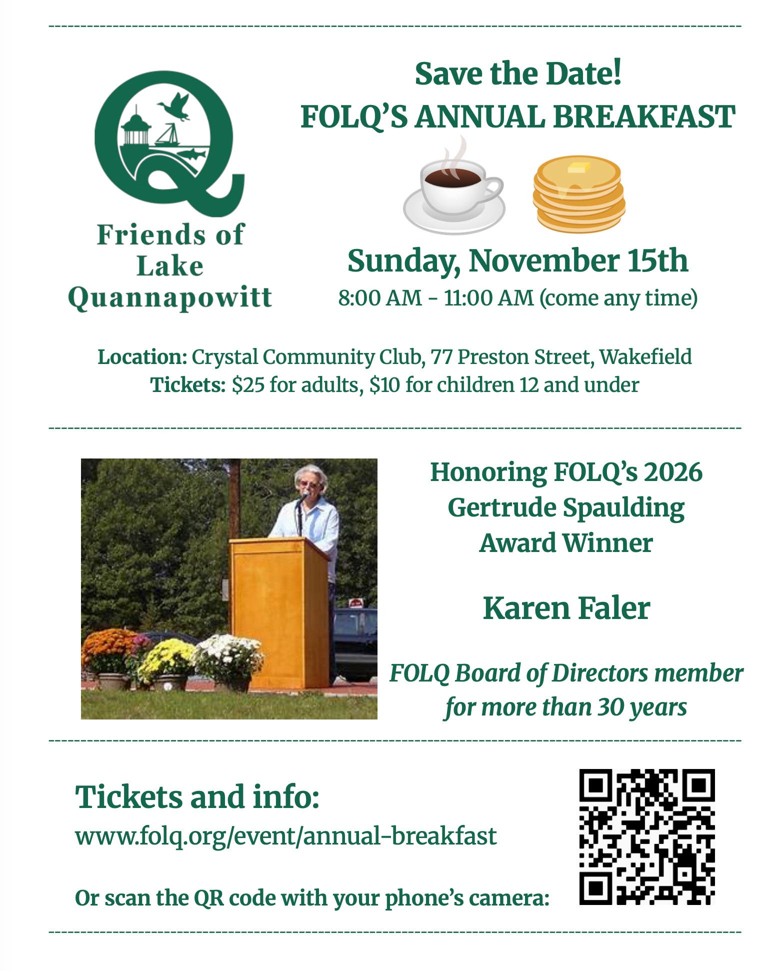 Folq's Annual Breakfast
