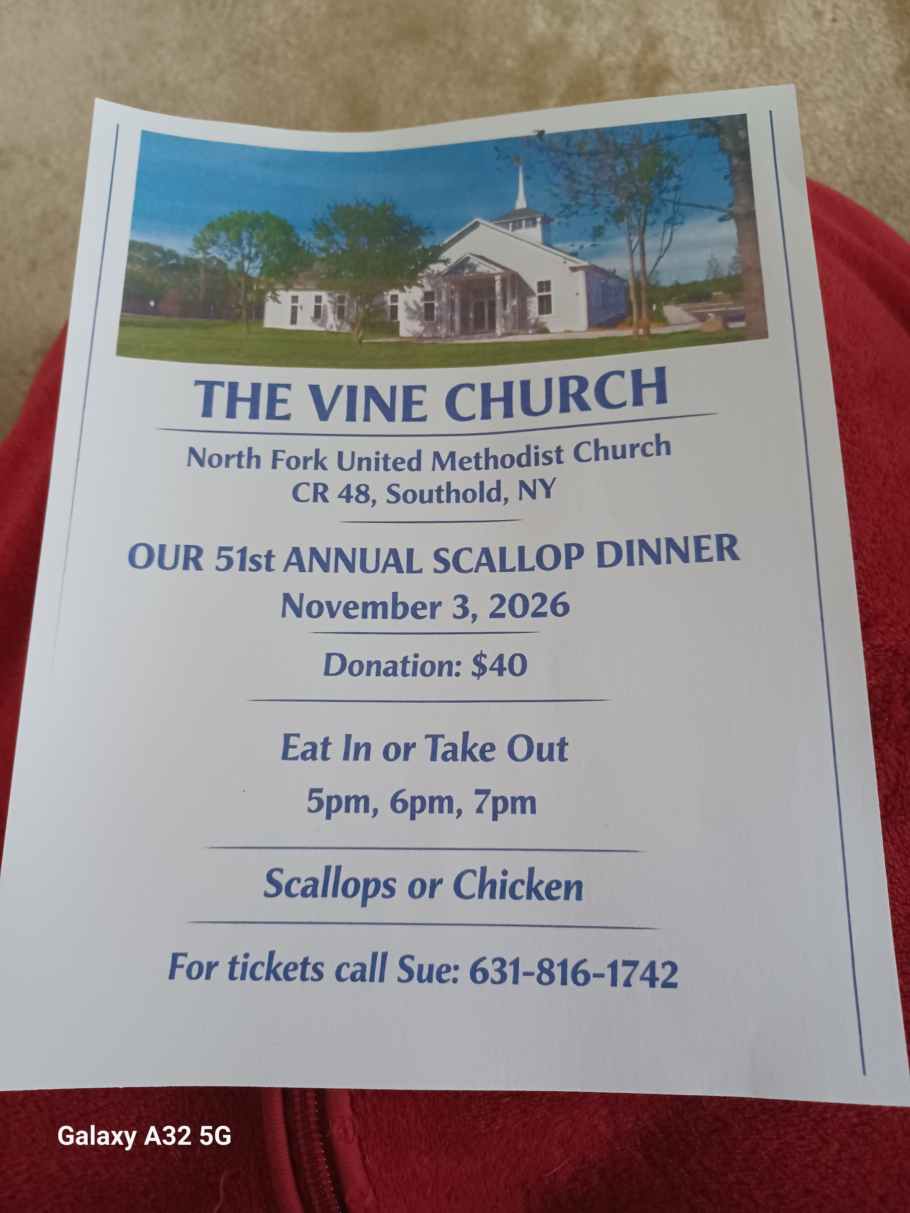 Our 51st Annual Scallop Dinner