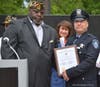 VFW Post #5220 Commander Bryant Reed and Detective Fontaine