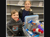 Joseph, a Palos East first grader, and his sister Emily, a Palos South Middle School 6th grader, spent some of their allowance to purchase supplies for the Palos 118 Ukraine relief drive.