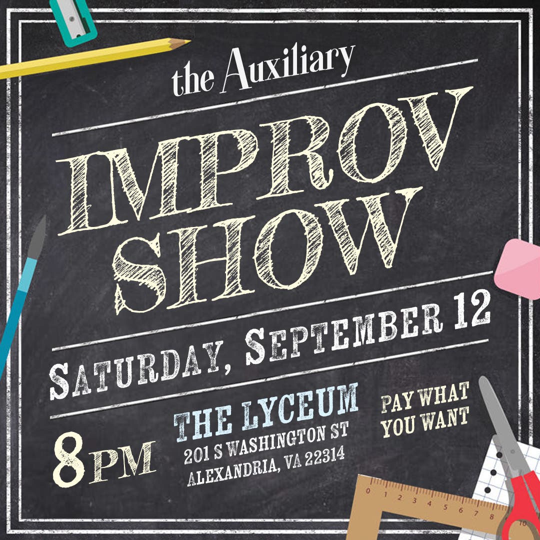 Improv Comedy Show with the Auxiliary