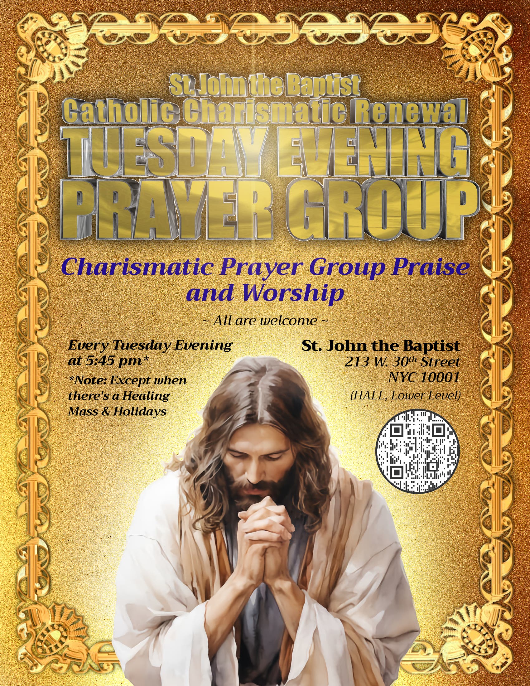 Christ-in-the-City - Charismatic Prayer Group Praise and Worship at St. John the Baptist
