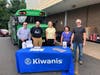 Members of South Orange-Maplewood Kiwanis Club holds a food drive at Stop & Shop