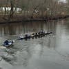 Varsity Girls head out for practice on a cool Saturday morning