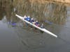 Varsity Boys row in fours to focus on technique