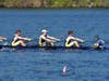 Simsbury boys first varsity boat in the final sprint
