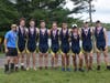 Simsbury's First Varsity Boys, who placed second at the 2019 CPSRA Championship Regatta
