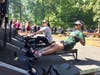 Meg Palms and Meena Rajesh complete their Erg pieces