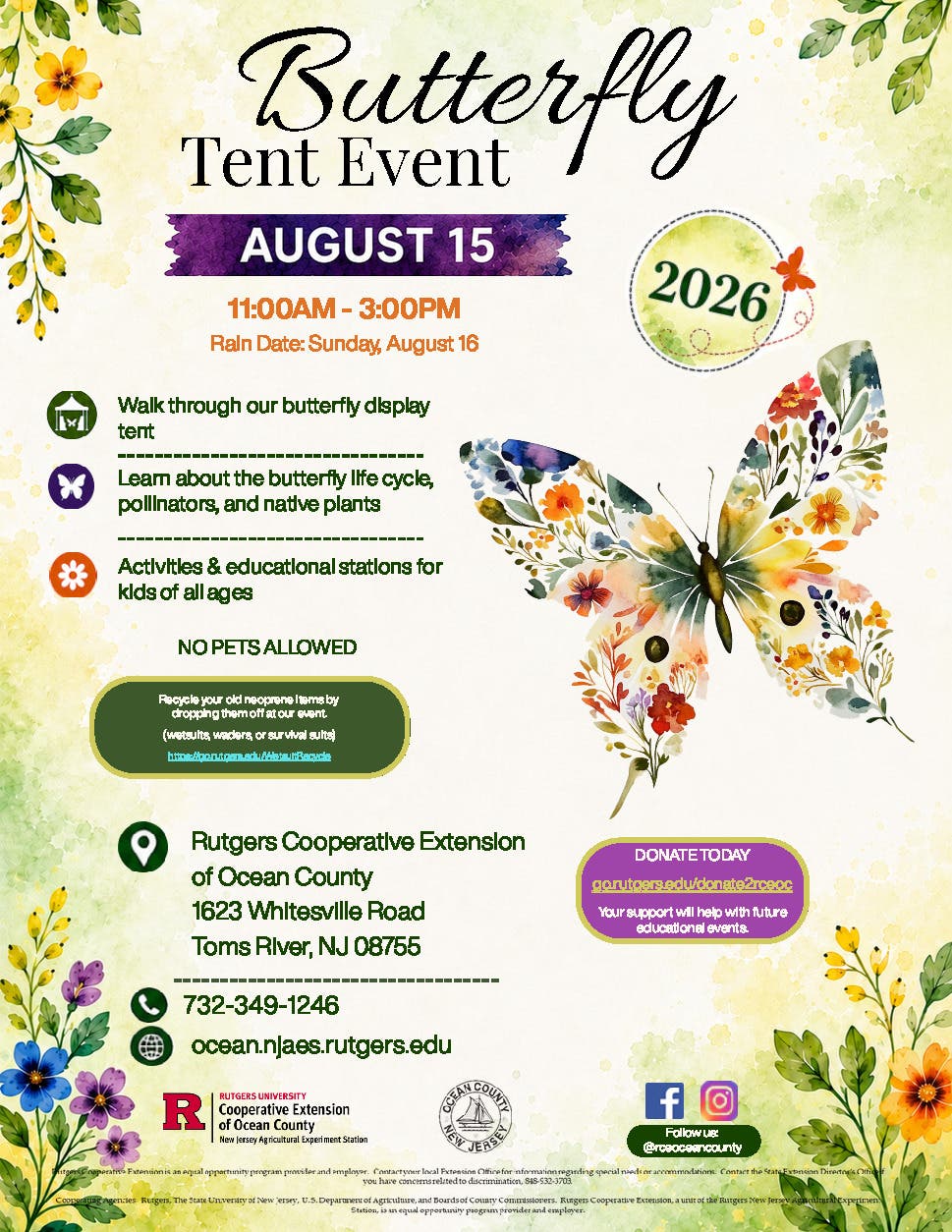 5th Annual Butterfly Tent Event