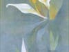 Masaru Matsumoto. A Skunk Cabbage. 1989. Natural mineral pigments and ink, Japanese washi paper, natural gelatin