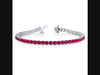 Ruby Tennis Bracelet by AMIPI