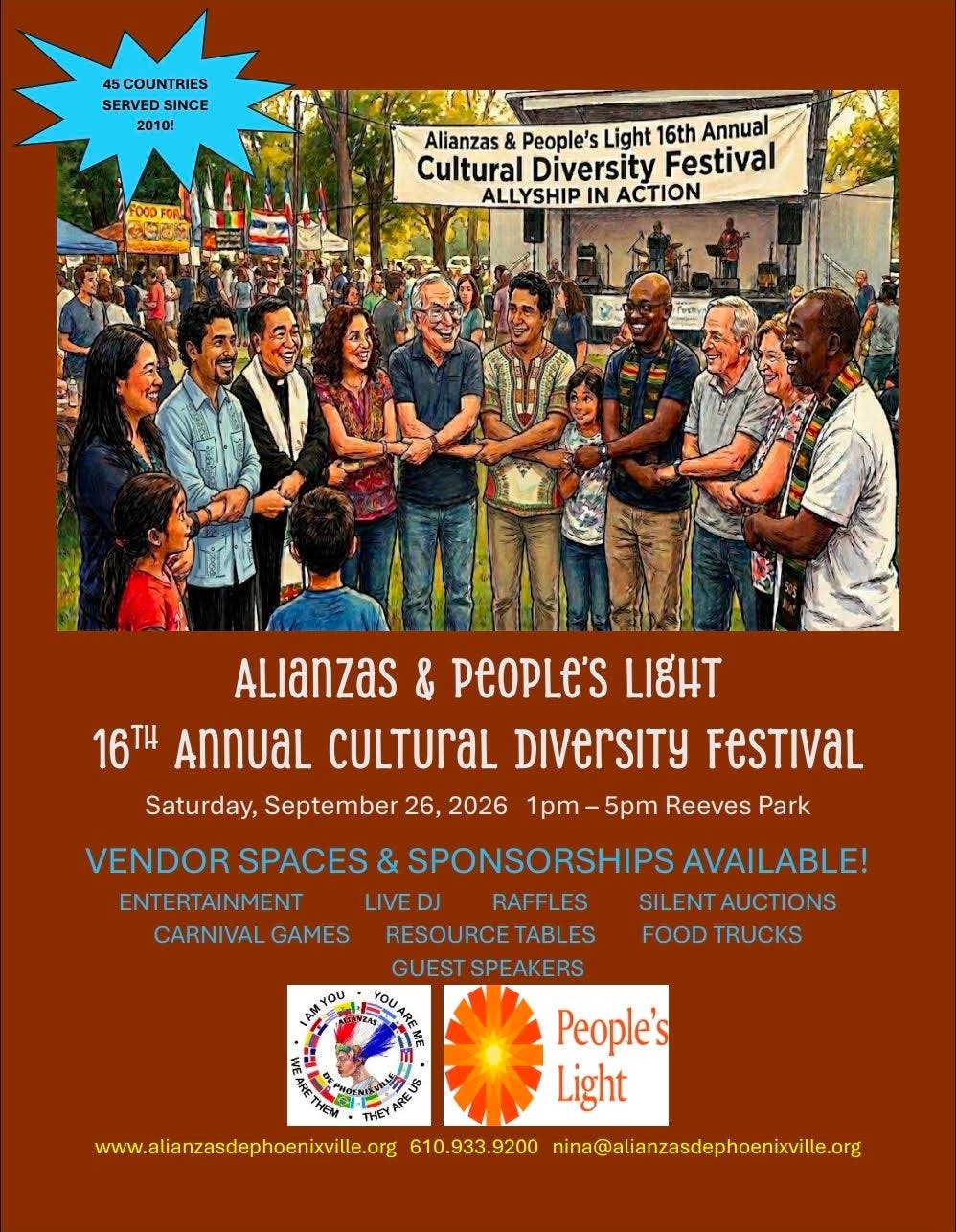 Alianzas & People’s Light 16th Annual Cultural Diversity Festival