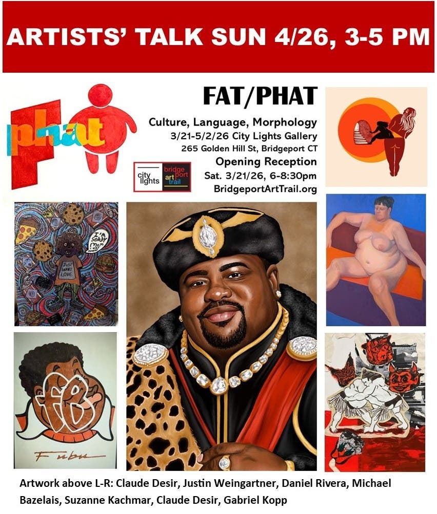 Artists' Talk for "FAT/PHAT: Culture, Language, Morphology" at City Lights Gallery