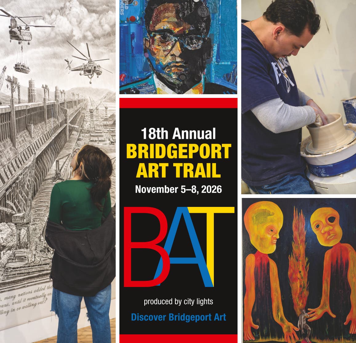 18th Annual Bridgeport Art Trail - November 5-8th, 2026