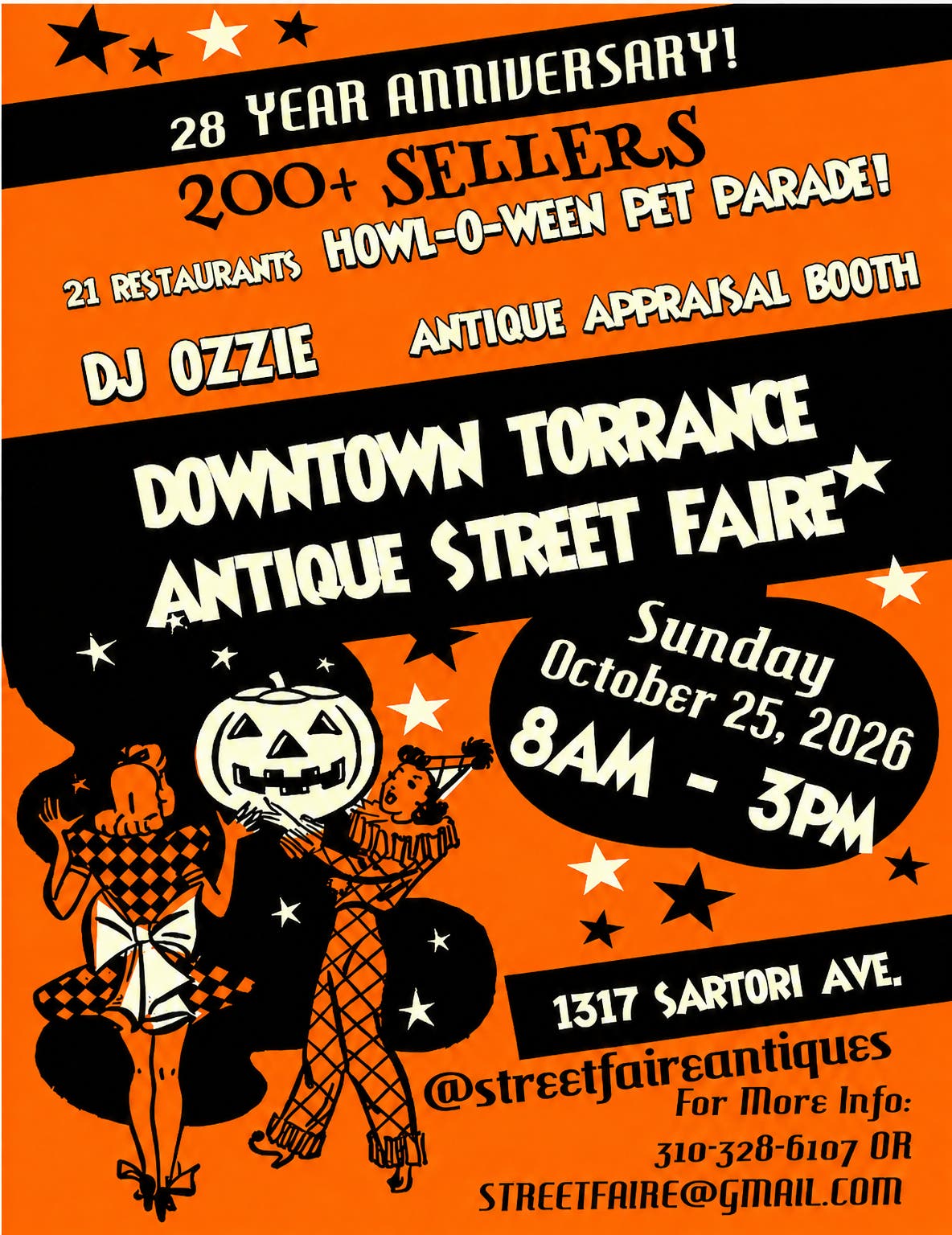 Downtown Torrance Antique Street Faire 28 Year Anniversary