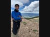 Samay at the top of Mount Baldy in New Mexico during his Philmont trip on July 6, 2022