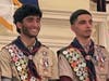From left to right: Samay Bhatt and Sunay Bhatt during their Eagle Court of Honor at Old Brick Reformed Church in Marlboro, NJ on June 28, 2025