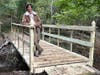 Sunay Bhatt at his Eagle project at Ramanessin Park in Holmdel, NJ on September 21, 2024