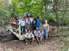 From left to right: Chris Bentivenga, Chris Croft, Eric Schmalzried, Alex Schmalzried, Ben Schmalzried, Corey Kerr, Kunjan Bhatt, Samay Bhatt, Anay Bhatt, Suchit Basineni, Keshav Patel, Nirvik Patel, OmKeshav Iyer, Sunay Bhatt, Srini Basineni and Karen B.