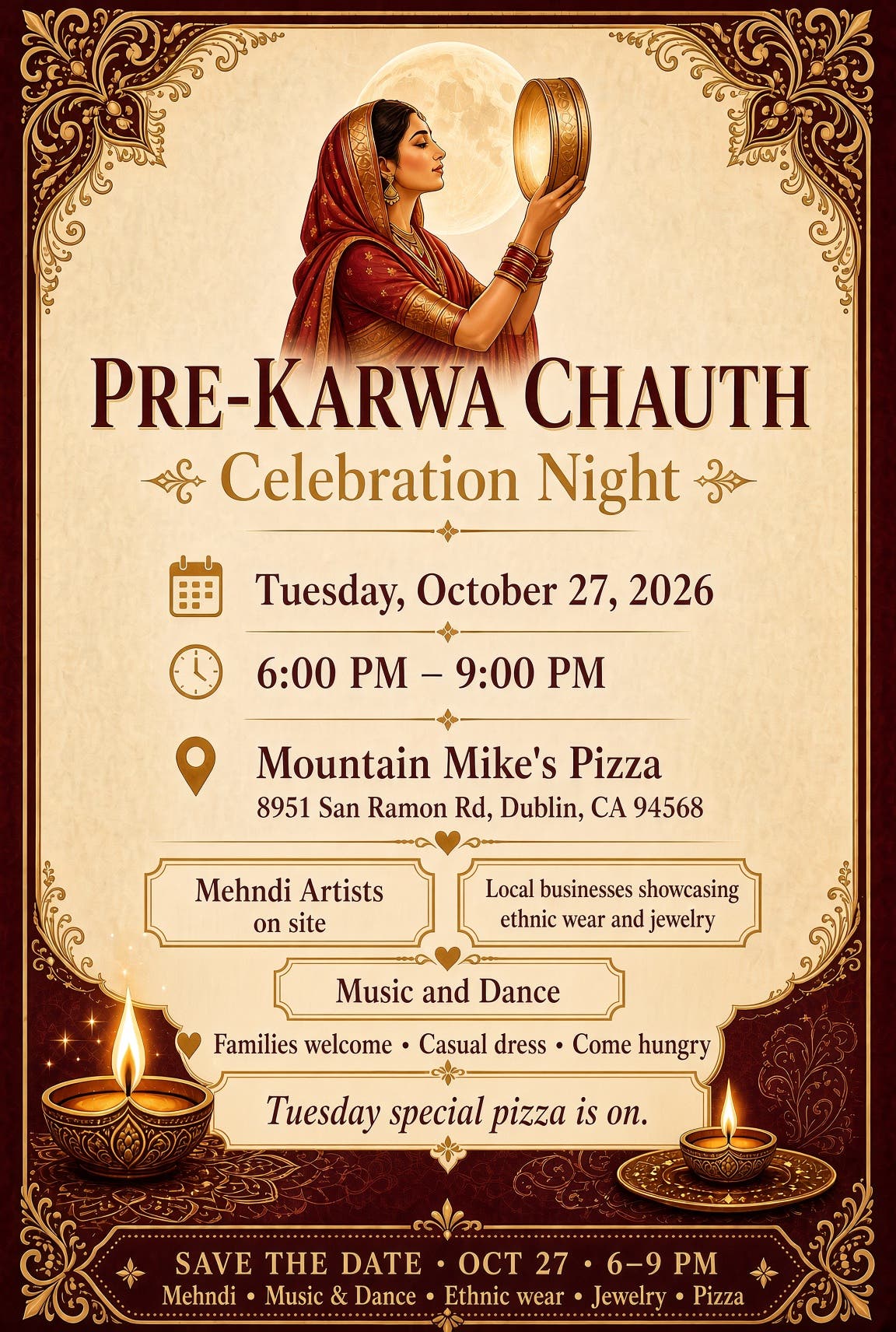 Pre-Karwa Chauth Celebration Night