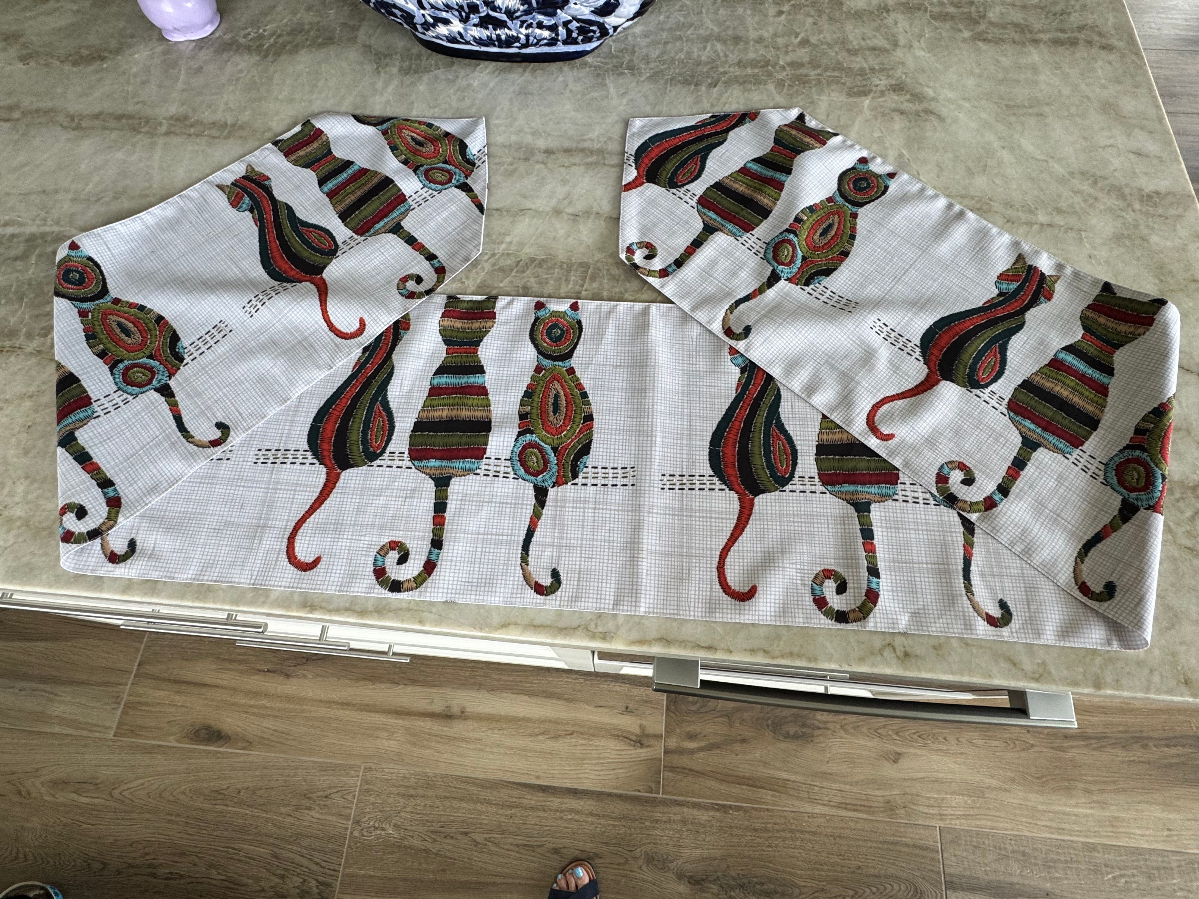 Table Runner - Cat Themed